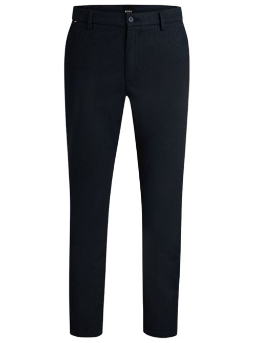 Trousers in moulinè cotton blend twill BOSS | 50524775 H-KANE 1025252504.404